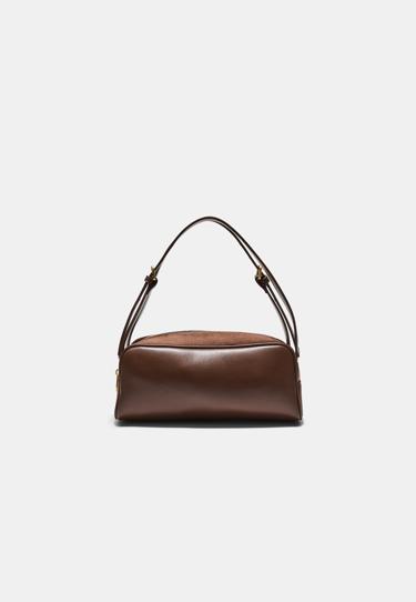 Stradivarius Комбинированная сумка на плечо с двумя ручками купить с доставкой.