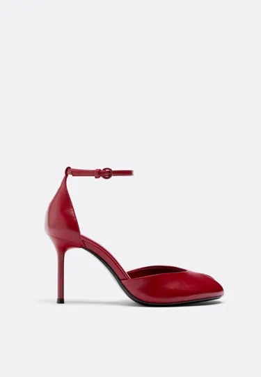 Туфли на шпильке с открытым носком- Заказать в России