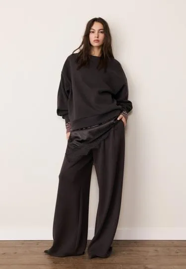 Толстовка с сатиновым подолом- Заказать в России