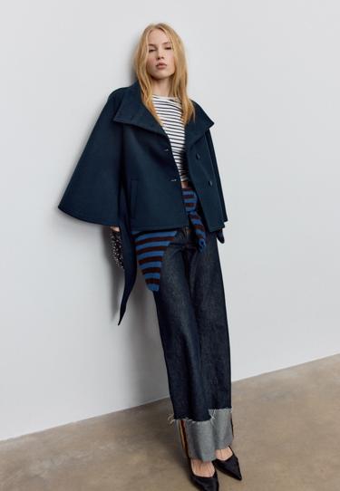 Stradivarius Мягкая куртка-накидка купить с доставкой.