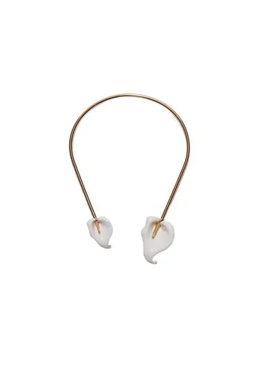 Колье-чокер «цветок каллы»- Заказать в России