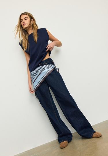 Stradivarius Базовая футболка с подплечниками купить с доставкой.