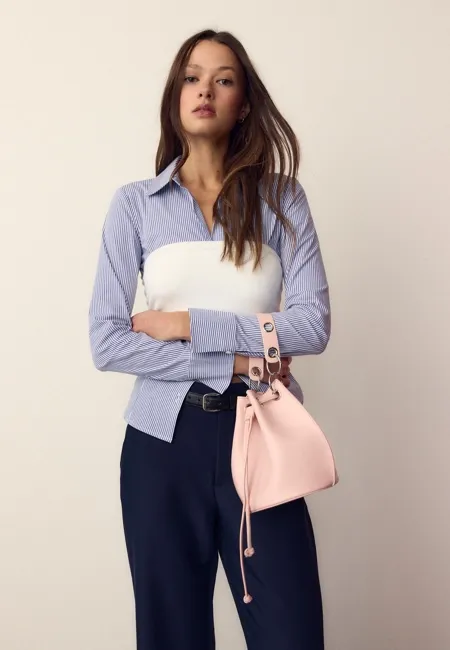 Жесткий кошелек с люверсами