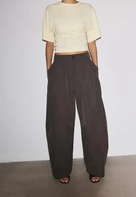 Брюки-barrel- Заказать в России