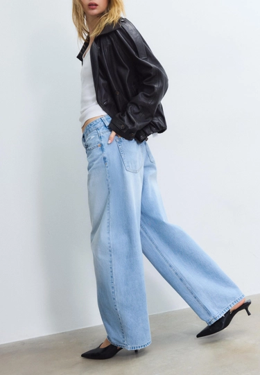 Stradivarius Джинсы BARREL FIT купить с доставкой.