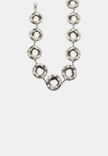 Металлический ремень с круглыми элементами- Заказать в России