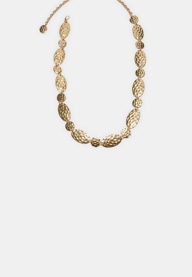 Металлический ремень с овальными монетами- Заказать в России