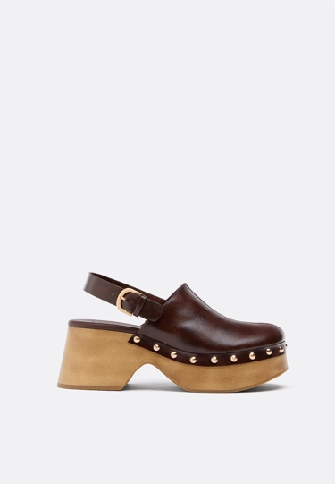 Stradivarius Сабо на платформе с заклепками