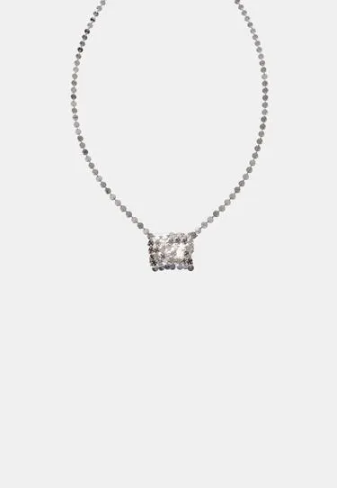 Колье-подвеска из металлической сетки- Заказать в России