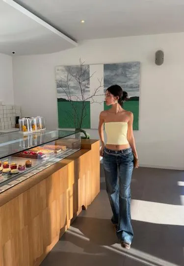 Джинсы bootcut с низкой посадкой- Заказать в России