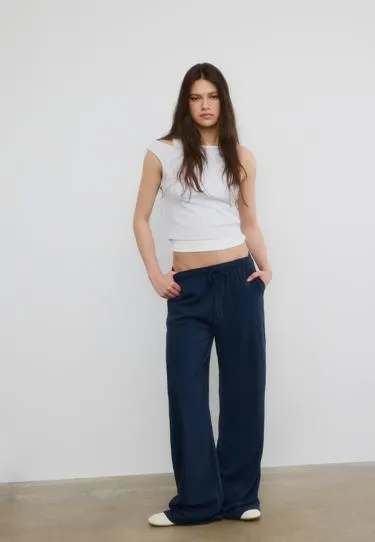 Прямые брюки под льняной- Заказать в России