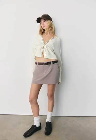 Open studded shirt- Заказать в России