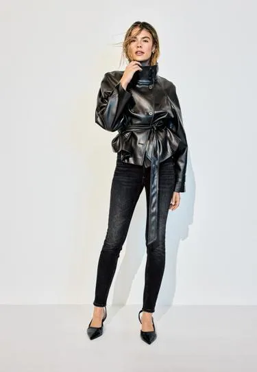 High Waist Denim Basic Corto Online- Заказать в России