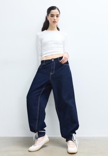 Stradivarius Базовая хлопковая футболка с длинными рукавами купить с доставкой.