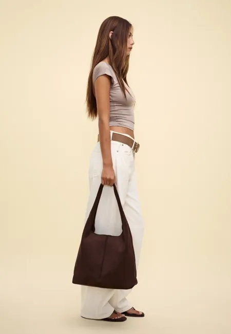 Сумка через плечо из искусственной замши- Заказать в России