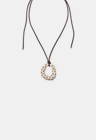 Stradivarius Колье на шнурке с подвеской