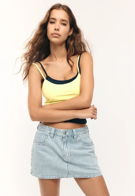 Базовая майка на бретельках- Заказать в России