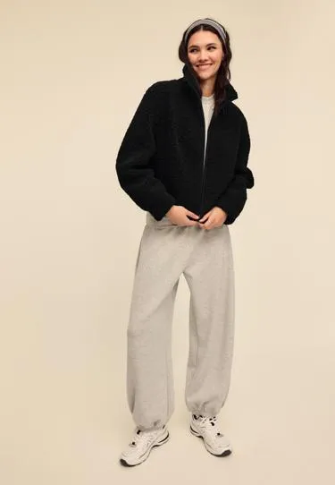 Куртка на молнии под искусственную овчину