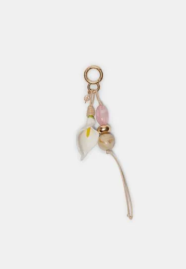 Beaded calla lily flower keyring- Заказать в России