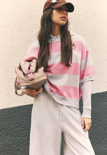 Stradivarius Вязаный джемпер-поло «багз банни» купить с доставкой.