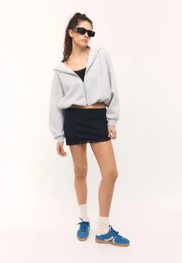 Юбка-шорты с кружевом- Заказать в России