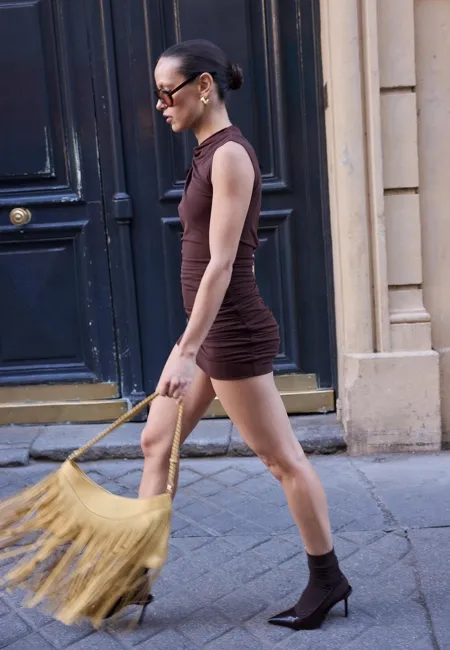 Короткое платье-накидка- Заказать в России