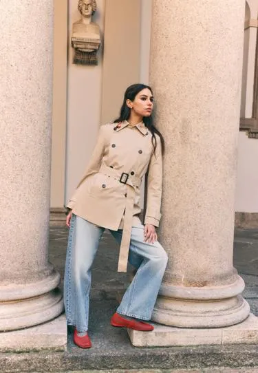 Укороченный базовый тренч- Заказать в России