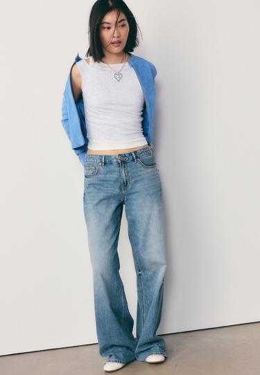 Stradivarius Двойная футболка купить с доставкой.