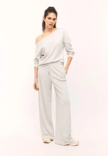 Толстовка с открытым плечом, мягкая на ощупь- Заказать в России