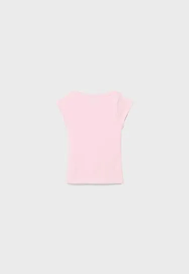 Базовая футболка с вырезом «лодочка»