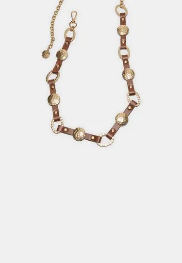 Металлический ремень из искусственной кожи- Заказать в России