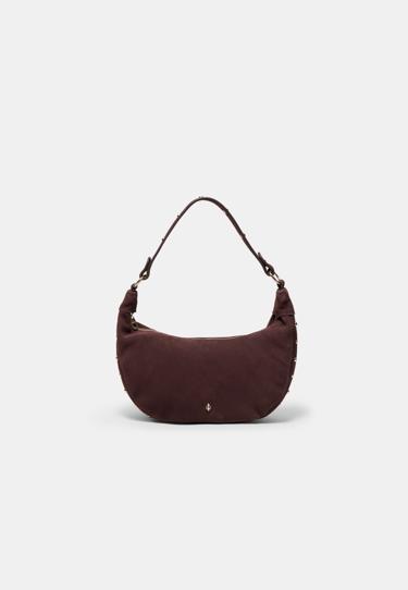 Stradivarius Сумка на плечо с заклепками, 100% кожа купить с доставкой.