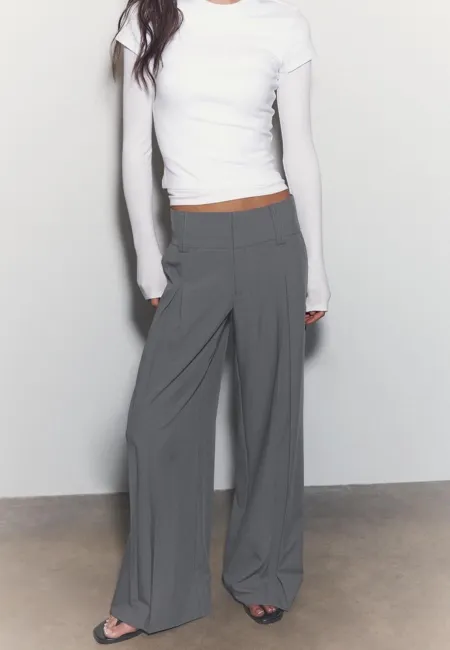 Брюки с поясом- Заказать в России