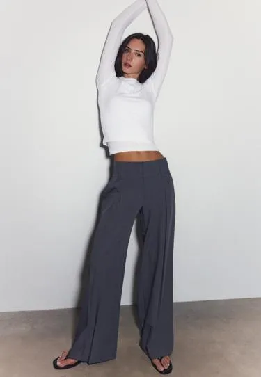 Брюки с поясом