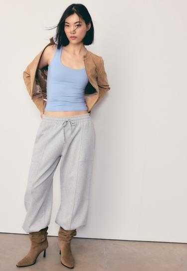 Майка из полиамида с широкими бретелями- Заказать в России