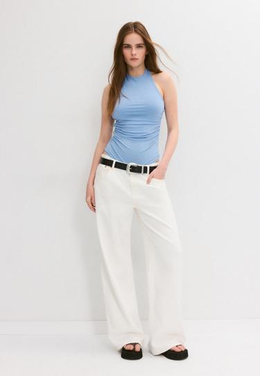 Stradivarius Боди с горловиной халтер