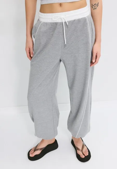 Брюки-джоггеры со стопперами- Заказать в России
