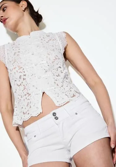 Джинсовые микрошорты D76- Заказать в России