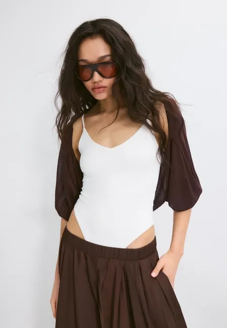 Трикотажный кардиган- Заказать в России