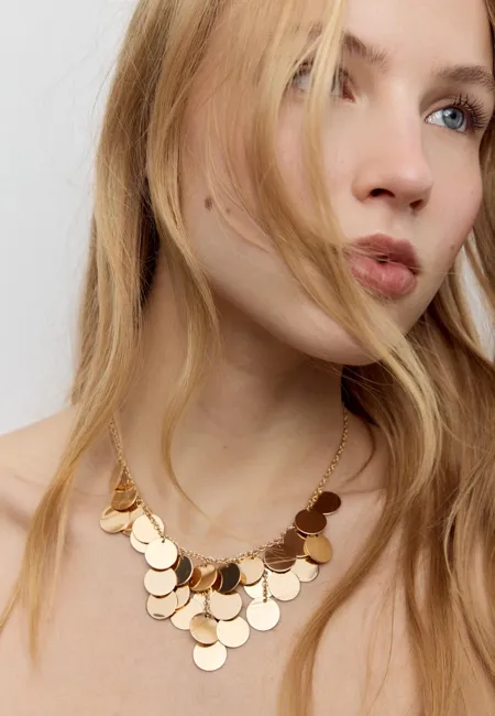 Колье с монетами- Заказать в России