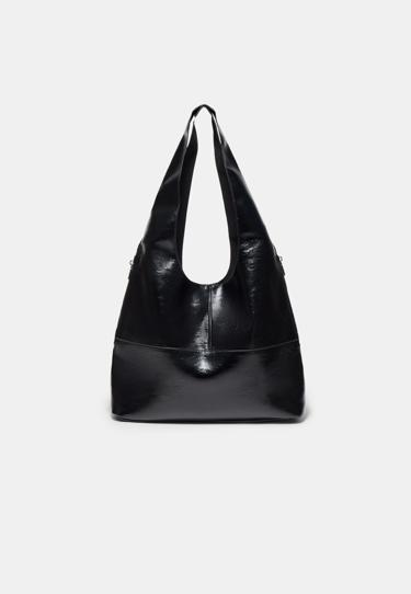 Stradivarius Мягкая сумка на плечо на молнии