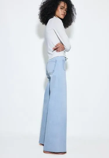 Джинсы прямого кроя с карманами- Заказать в России