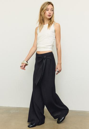 Stradivarius Свободные брюки-саронг купить с доставкой.