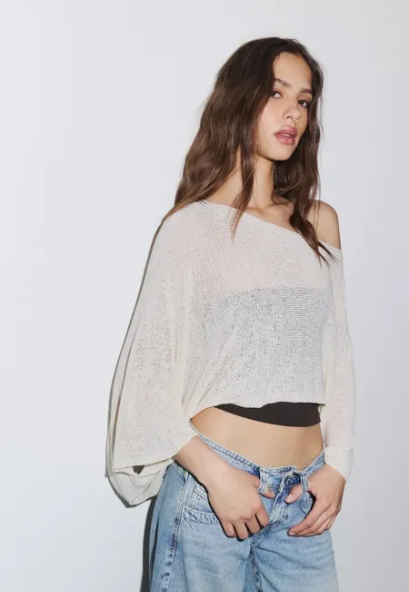 Накидка из тонкого трикотажа