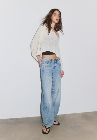 Stradivarius Накидка из тонкого трикотажа купить с доставкой.