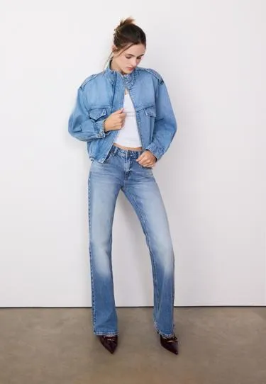 Джинсовая куртка-баллон- Заказать в России