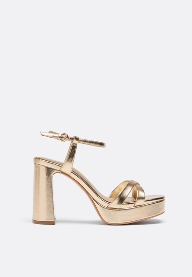 Stradivarius Босоножки на широком каблуке и платформе