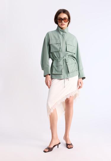 Stradivarius Базовая парка свободного кроя