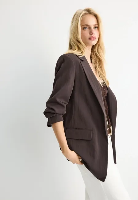 Базовый пиджак рустик- Заказать в России