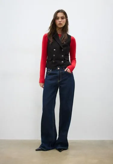 Двубортный жилет- Заказать в России